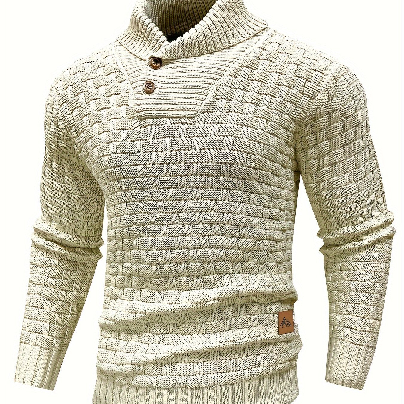 Waffle Knit Sweater – Soft, Stretchy & Lightweight