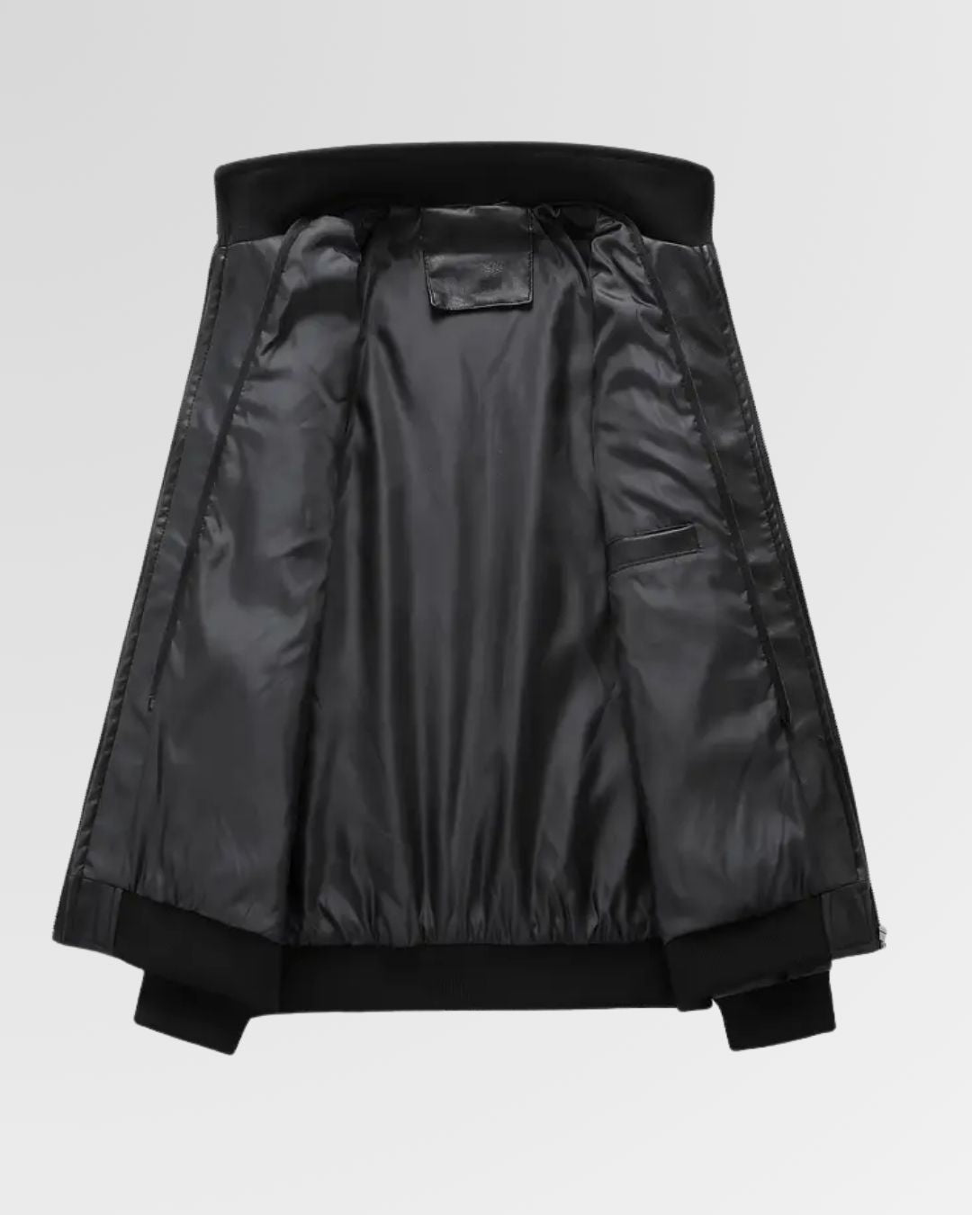 Trendy Double-Zip Hooded Jacket – Faux Leather Biker Coat with Fur Trim