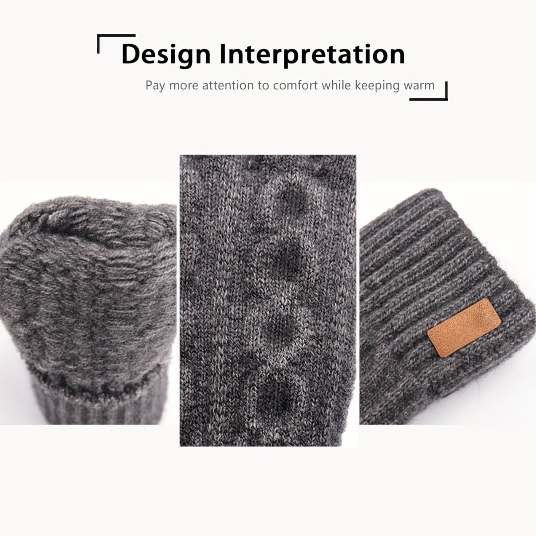 Unisex Alpaca Winter Gloves with Touchscreen – Warm and Comfortable