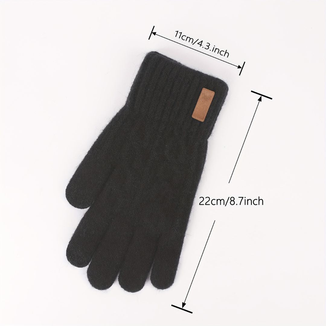 Unisex Alpaca Winter Gloves with Touchscreen – Warm and Comfortable