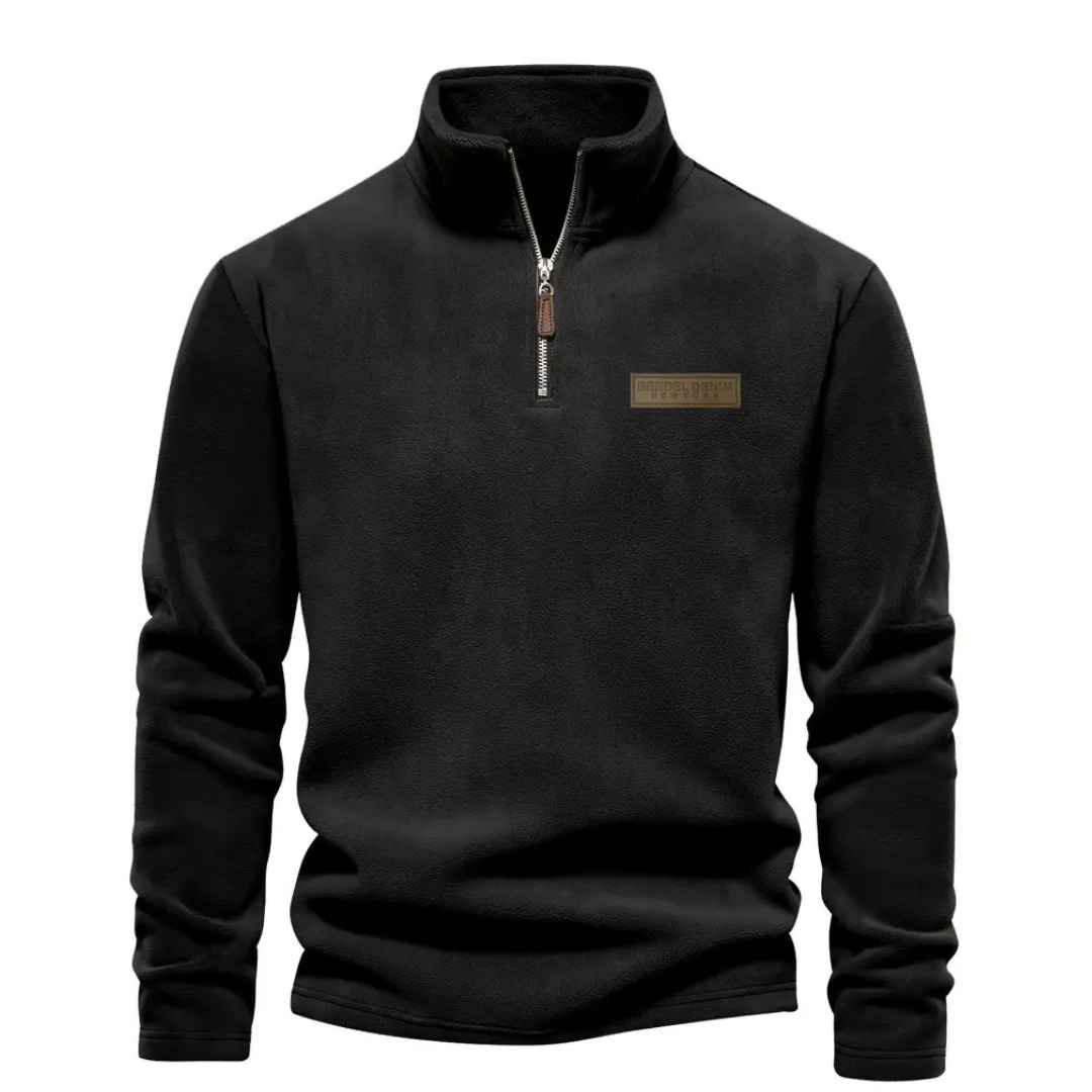Men’s Fleece-Lined Half-Zip Sweatshirt – Long Sleeve