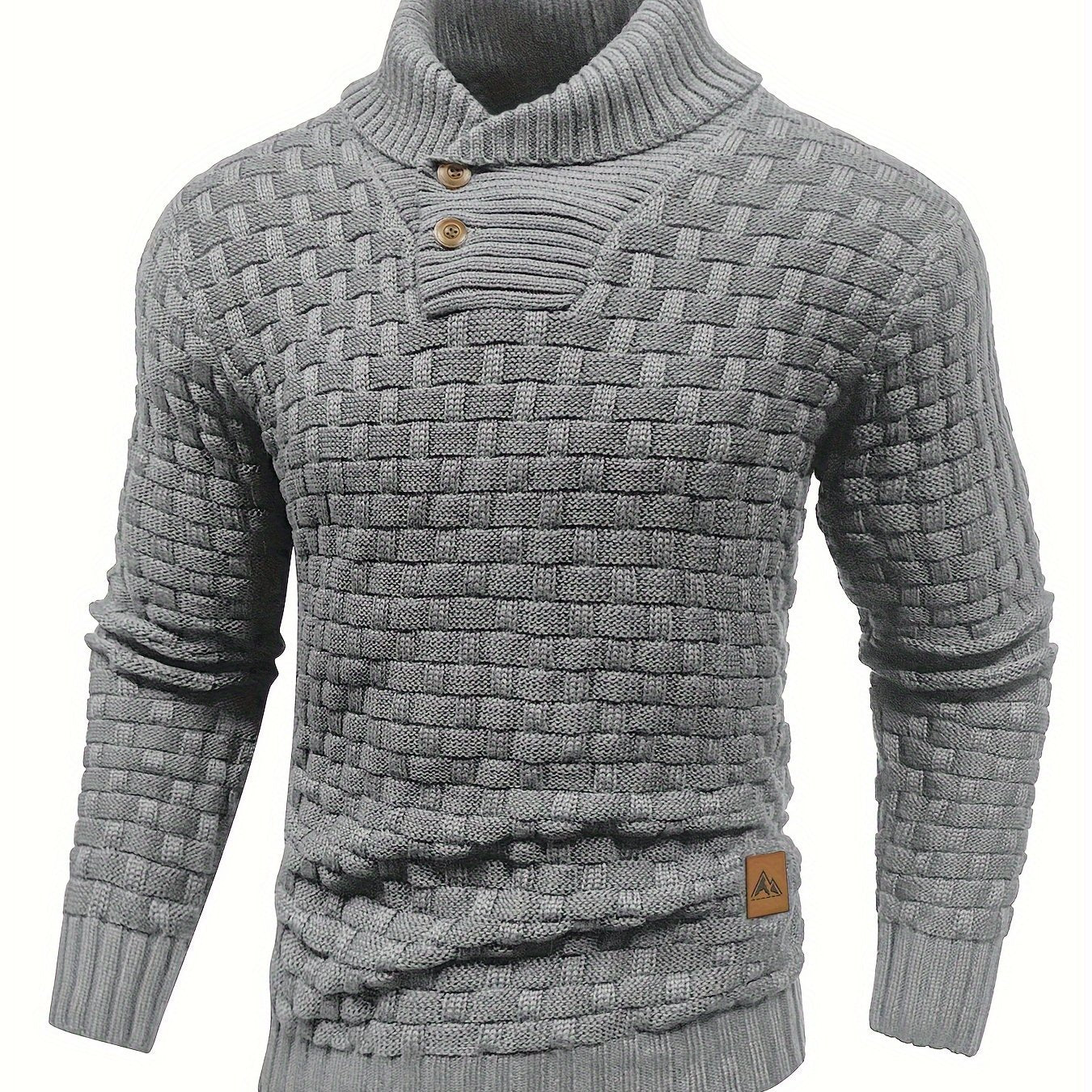 Waffle Knit Sweater – Soft, Stretchy & Lightweight