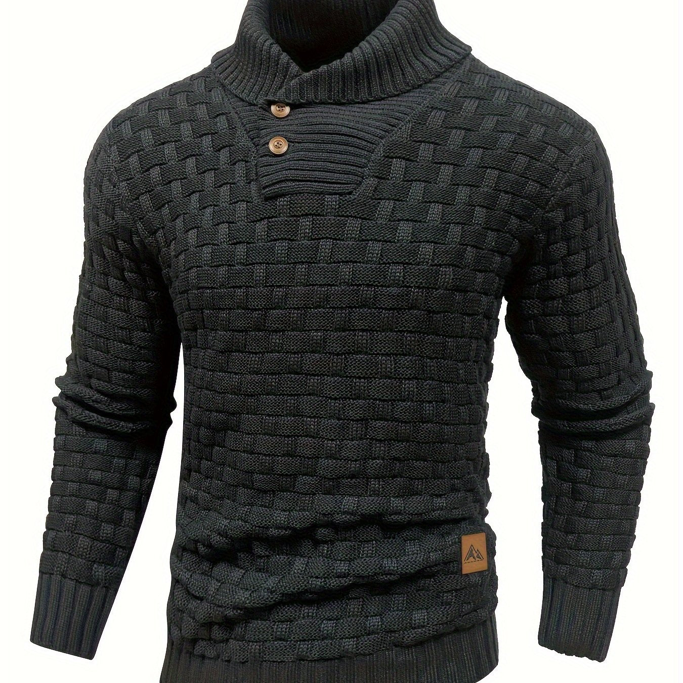 Waffle Knit Sweater – Soft, Stretchy & Lightweight