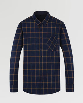 Cozy Plaid Flannel Shirt – Fleece-Lined Long Sleeve Button-Up