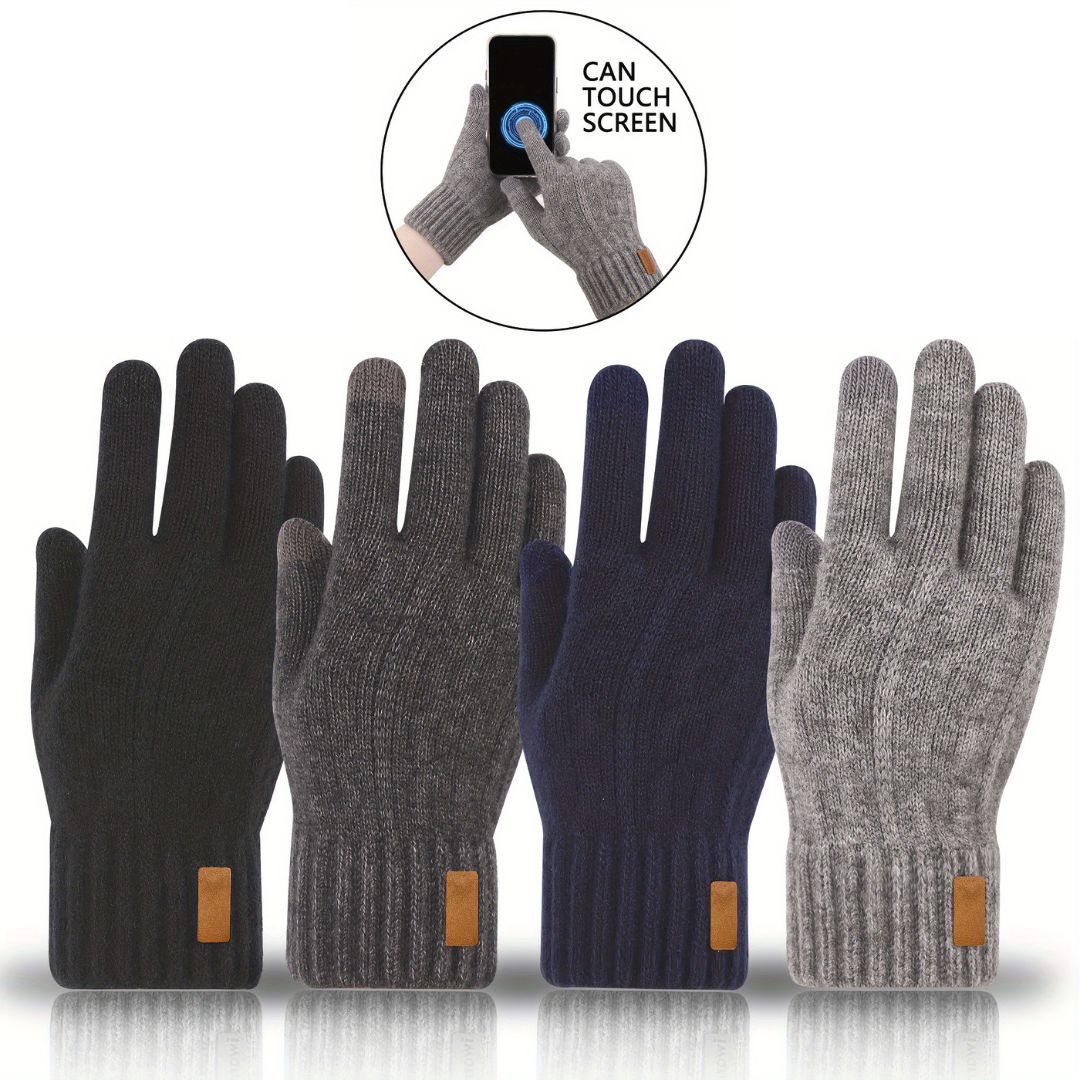 Unisex Alpaca Winter Gloves with Touchscreen – Warm and Comfortable