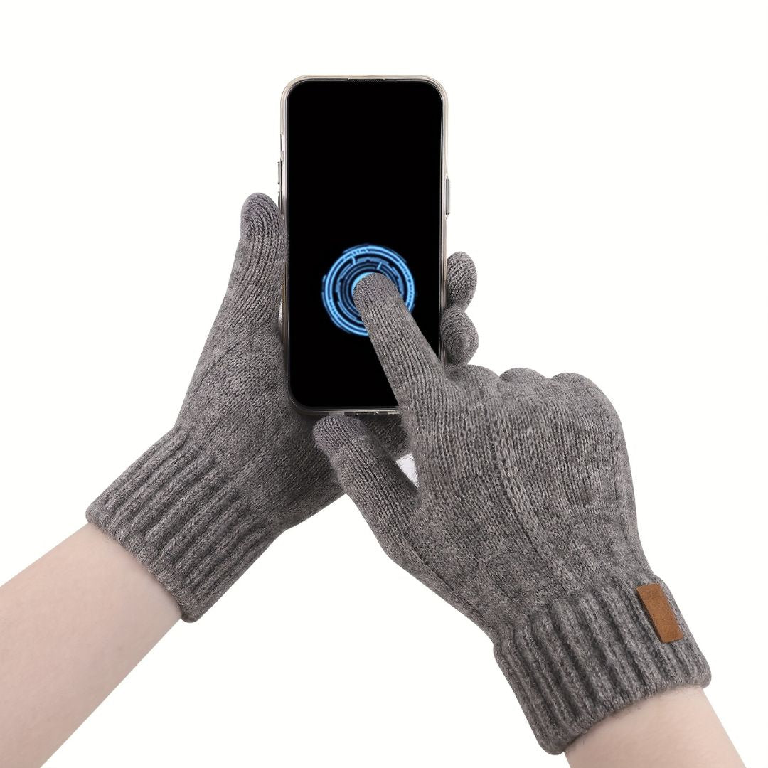 Unisex Alpaca Winter Gloves with Touchscreen – Warm and Comfortable