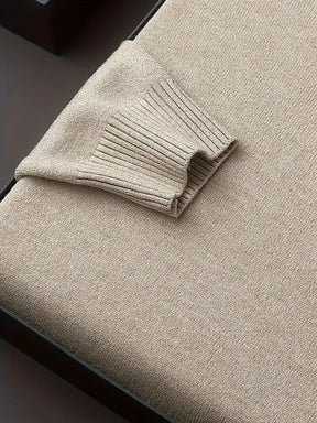 Casual Turtleneck Sweater – Soft Knit Long Sleeve