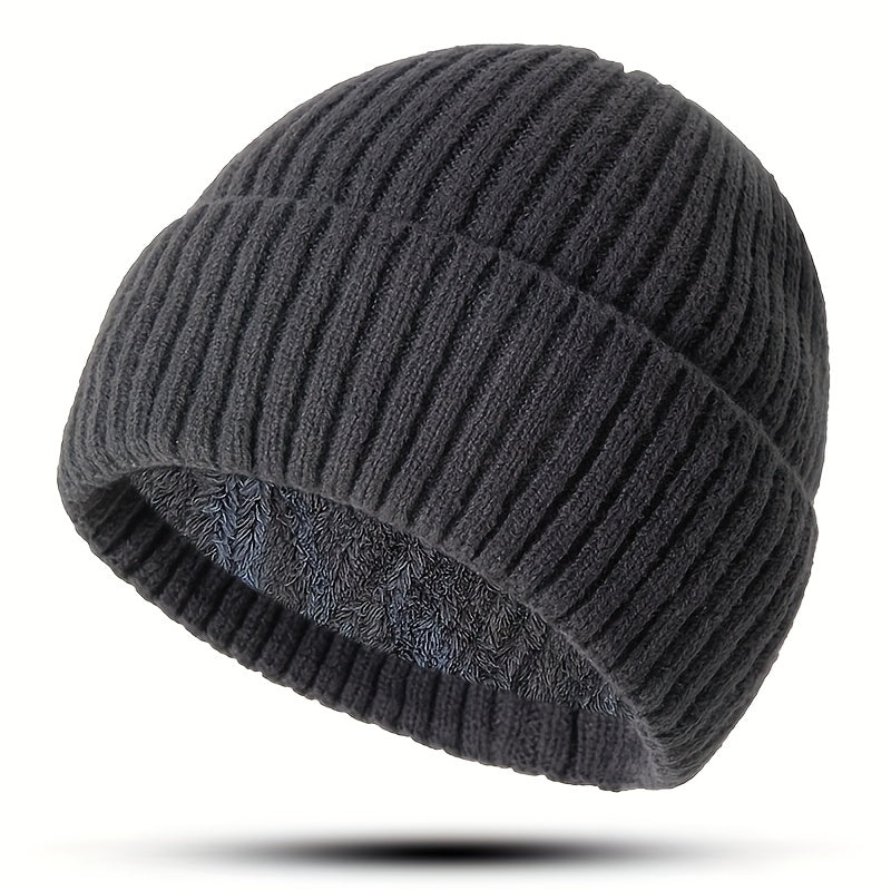Thermal Unisex Beanie – Soft, Thick & Windproof